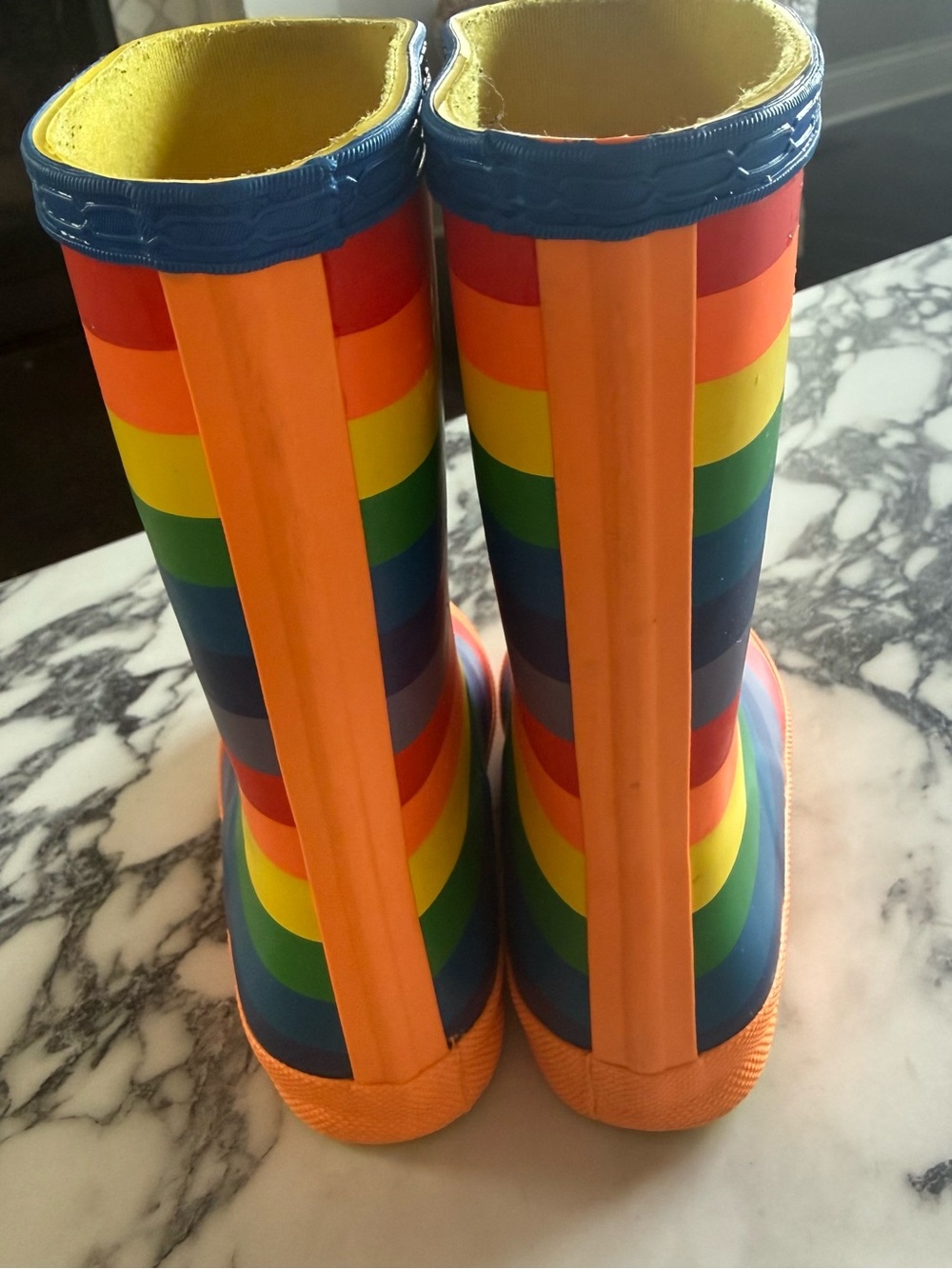 Hunter Kids Original First Classic Rainbow Print Rain Boots Wellies UK 10 US 11 - Picture 3 of 12